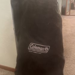 Coleman Queen Single High Air Mattress And Pump