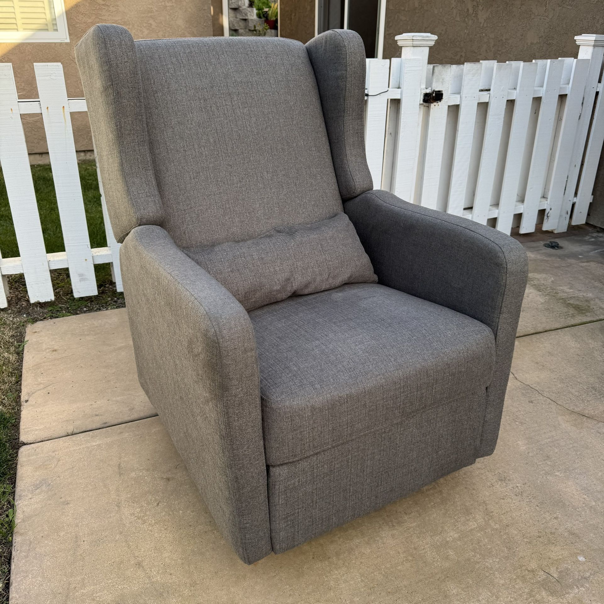 Arlo Recliner and Swivel Glider Rocker chair - grey, good condition