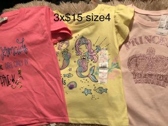 Girl shirts size 4