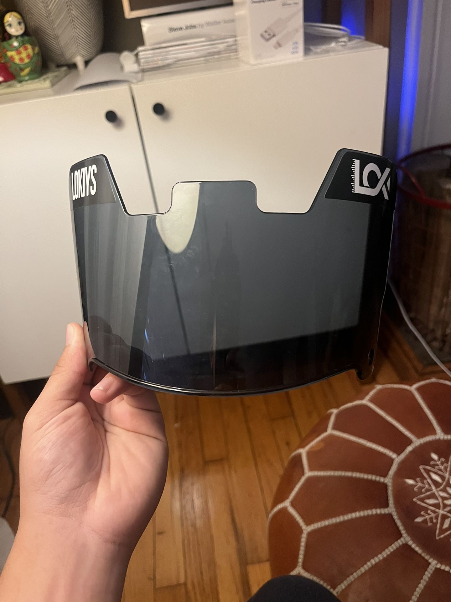 lokiys football visor 