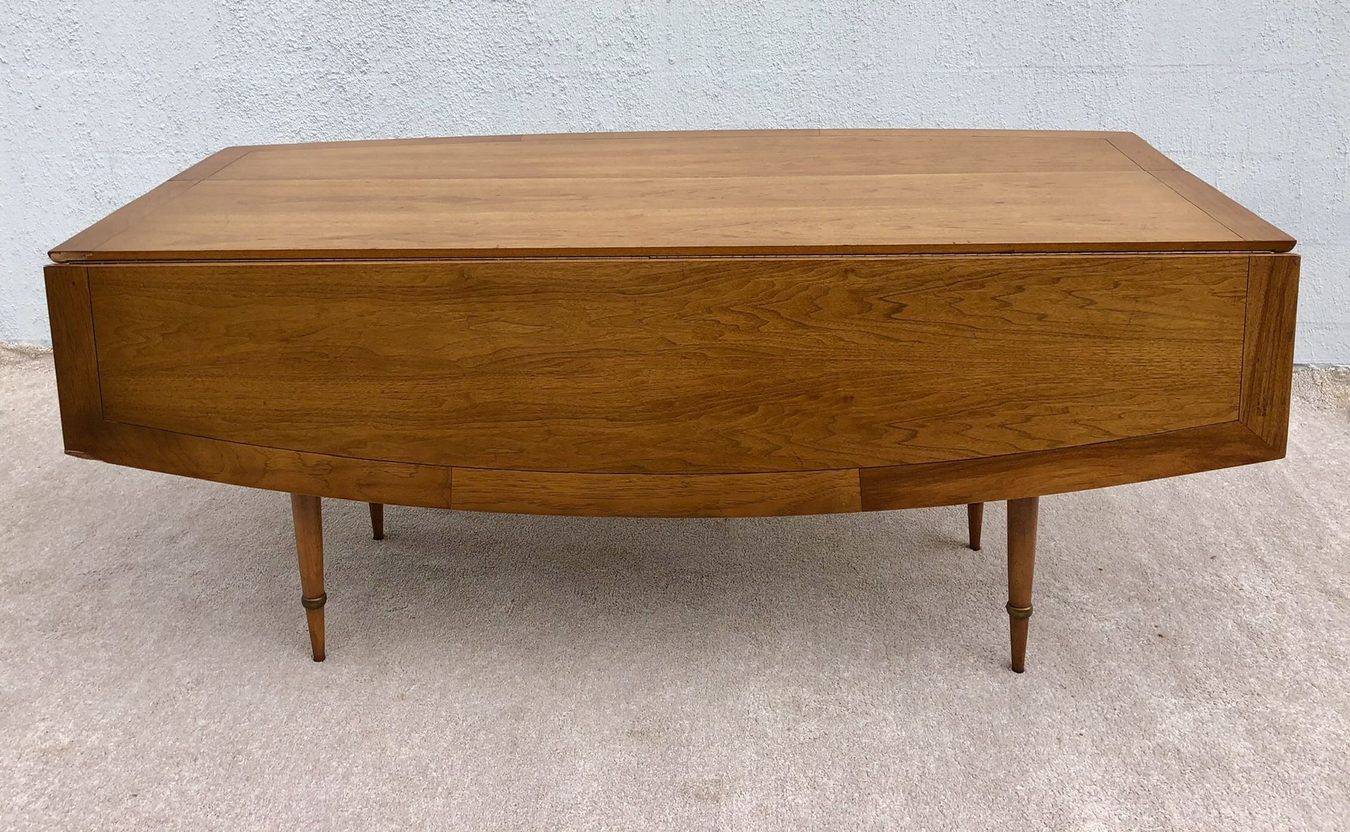 Mid Century Modern Tomlinson Sophisticate Line Drop Leaf Dining Table