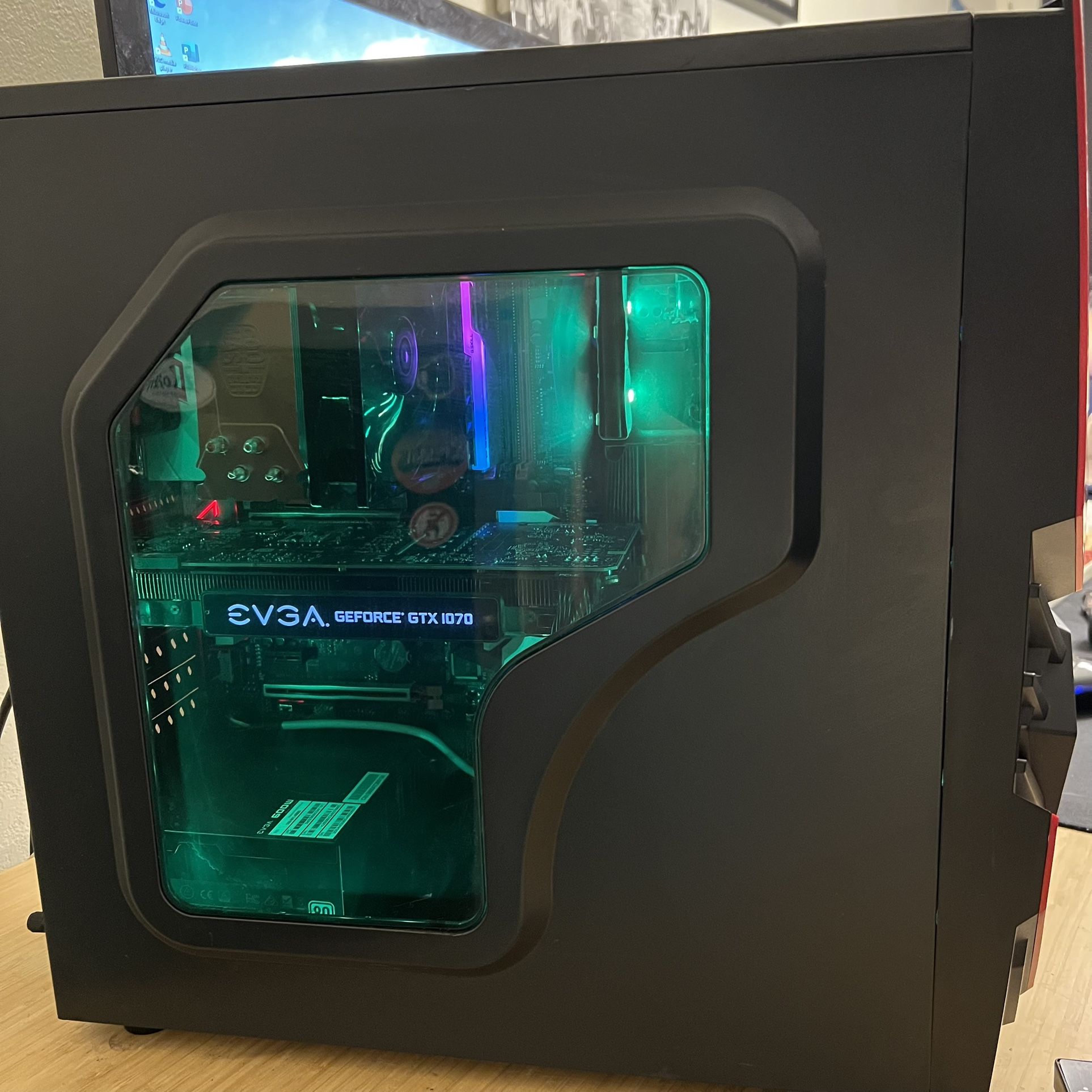 FAST Custom Built Gaming PC / Intel Core i7 CPU / 16GB RAM / GeForce GTX 1070 GPU / 1TB SSD / RGB