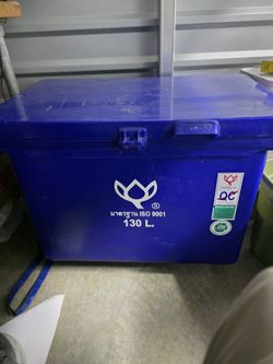 Dokbua Blue Ice Box Cooler From Thailand