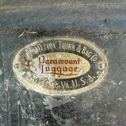 Late 1800s Paramount Luggage Steamer Wardrobe Trunk