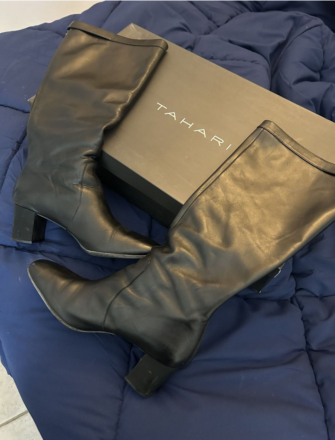 Black Leather Boots