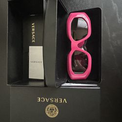 Versace Maxi Medusa Biggie Sunglasses (Pink)