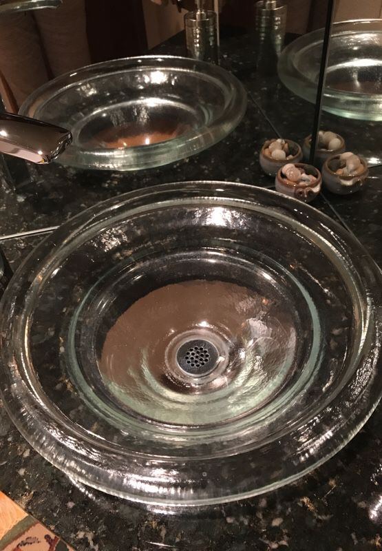 Kohler Spun Glass Sink Glass Decorating Ideas
