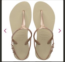 Havainas Twist Women Sandal (Gold)