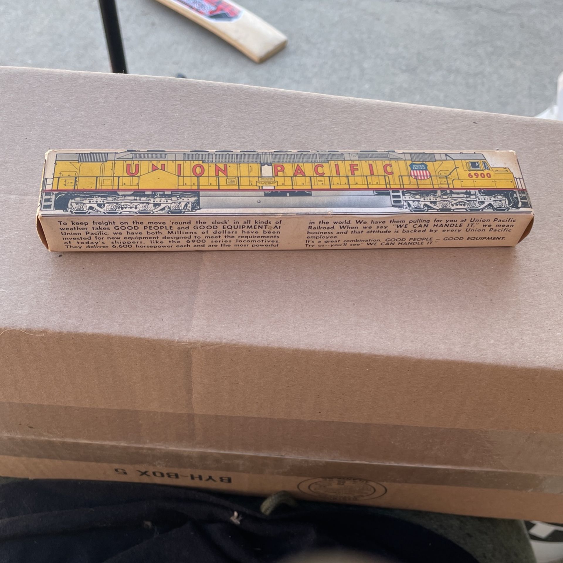Vintage Union Pacific match box