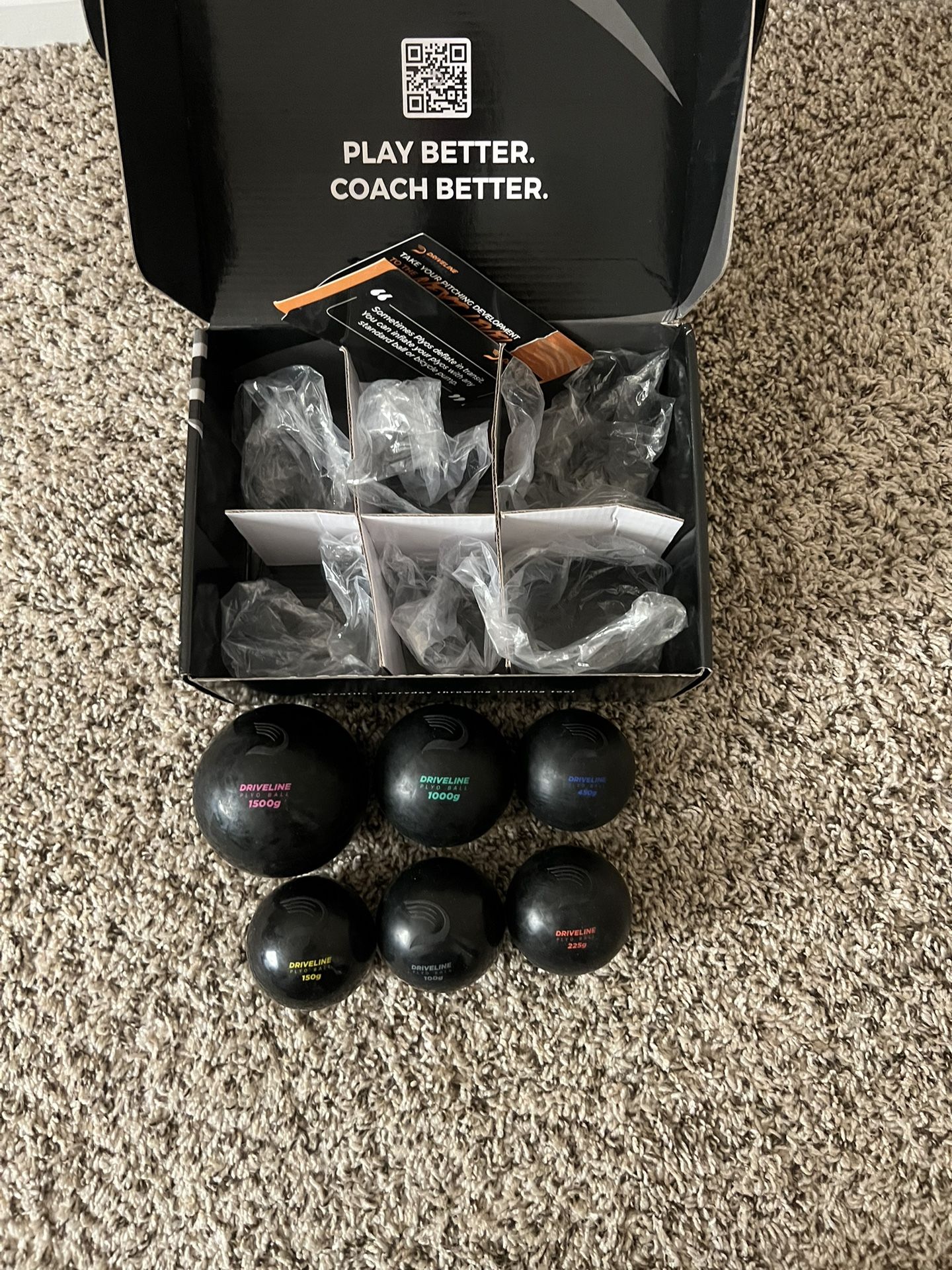 LIMITED EDITION BLACKOUT Driveline Plyo Ball Set(6)