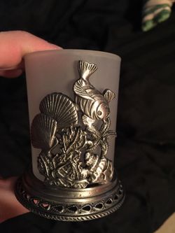 Fish candle holder