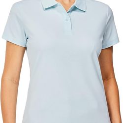 New Casei Womens Polo Shirt Golf Top Blue L Large UVA Protection T Tee  game sport