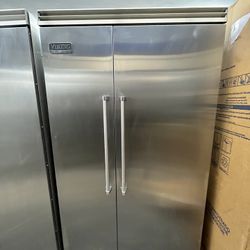 Viking Professional 48” Built In Side By Side Refrigerator 