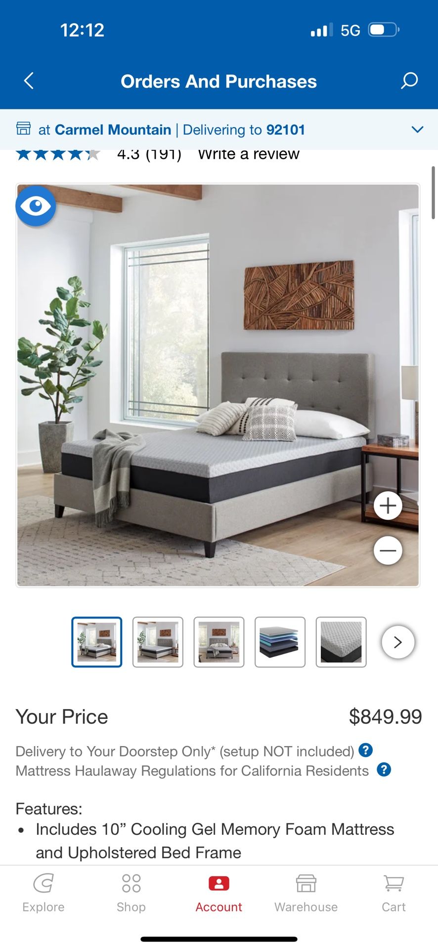 Queen Bed Frame And Mattress