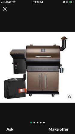 Z GRILLS 700D Wood Pellet Grill & Smoker (Rain Cover Included)