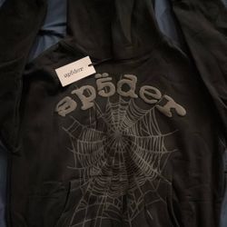 Black Sp5der Hoodie 