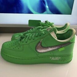 OFF-WHITE x Nike Air Force 1 Low "Brooklyn / Green Spark"