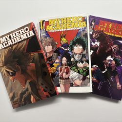 My Hero Academia (MHA) Manga Volume 7, 8, And 9.