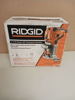 Ridgid corded compact router