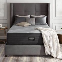 California King Size Mattress BeautyRest Black Hybrid Pillow Top 16” Inches Thick Wrapped in Plastic Direct From Factory Same Day Delivery 