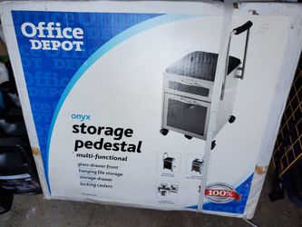 New multi functional storage pedestal