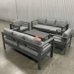 8-Seater Patio Furniture Outdoor Conversation Couch Set
