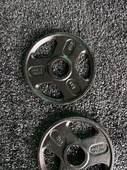 Cast Iron Grip Plate sets 5lb pairs- Price for one pair- New