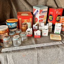 Assorted Tins and Jars of the 20th Century