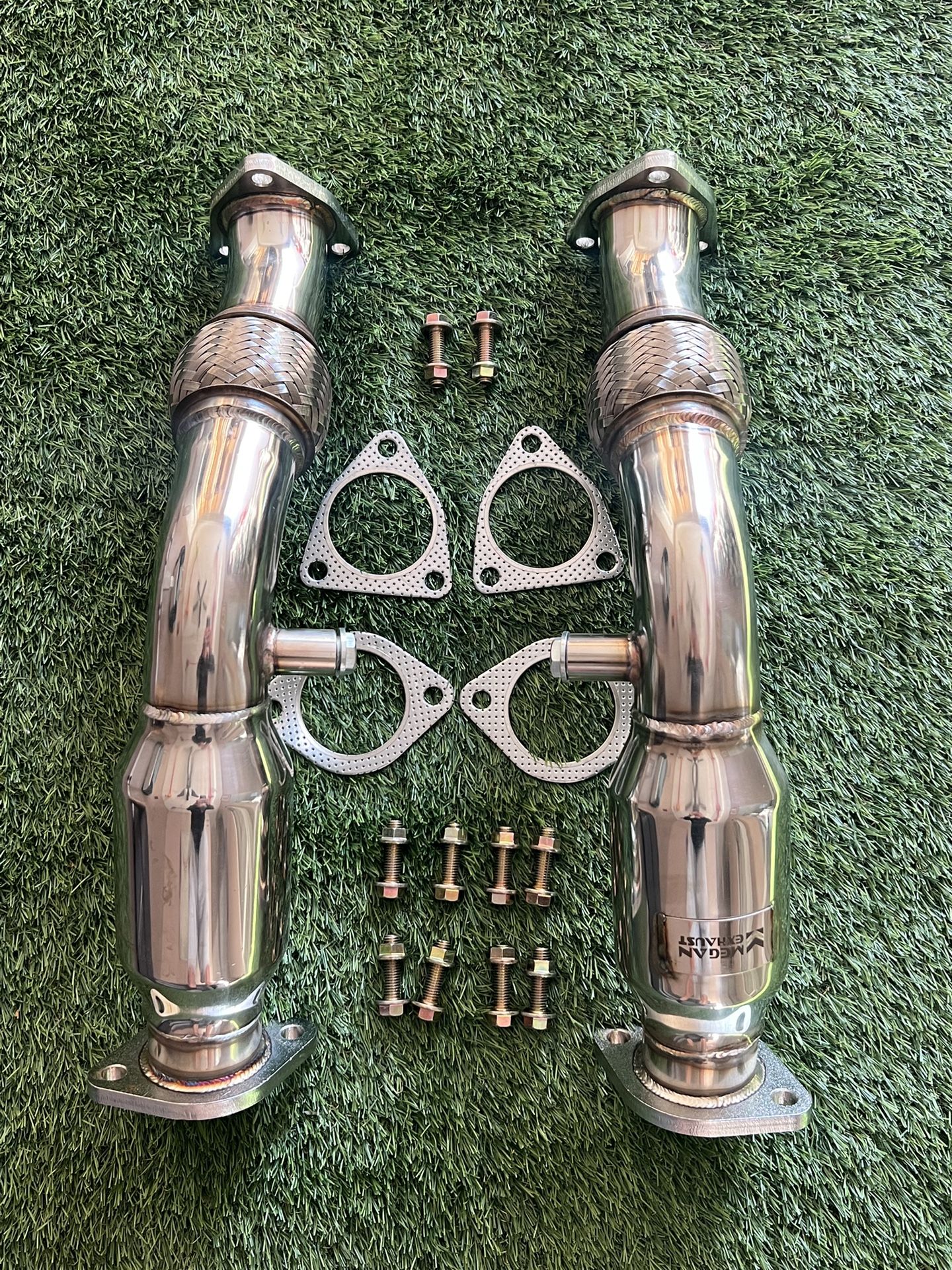 350z / G35 Resonated Test Pipes Nissan Infiniti VQ35DE Rev Up