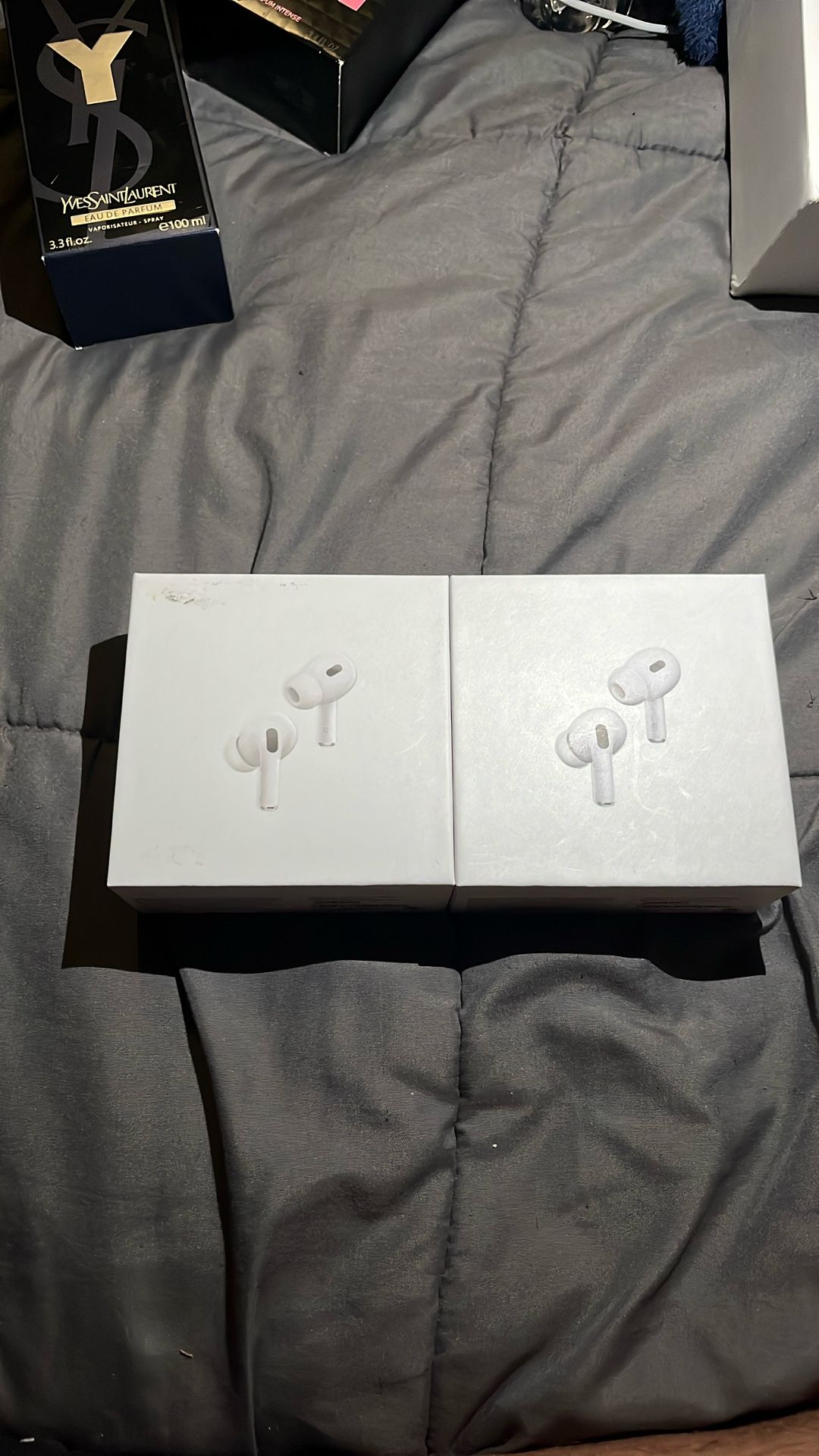 One sealed one open