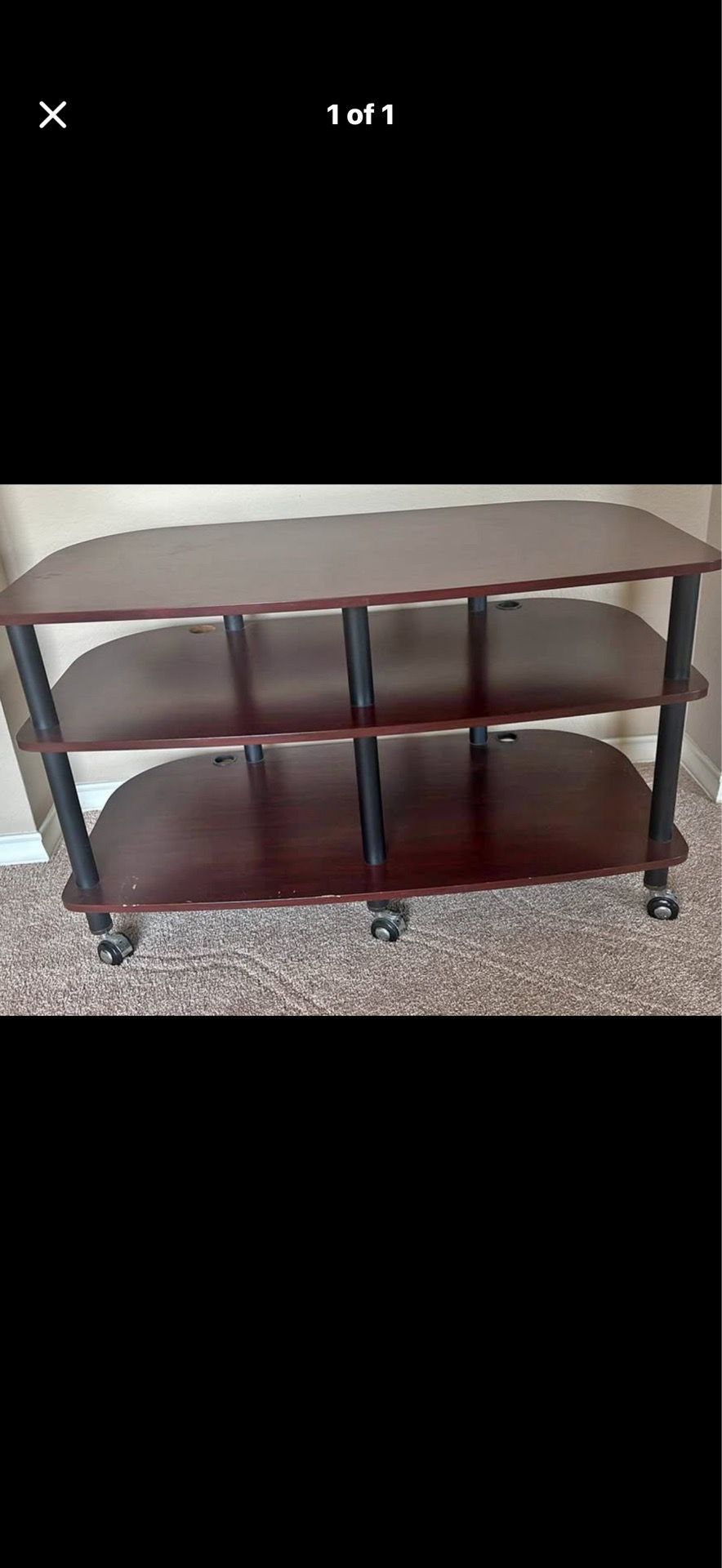 Two tv table/ shelves/ entry way table