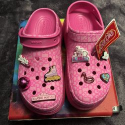Barbie Platform Crocs