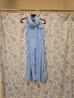 XS baby blue dress
