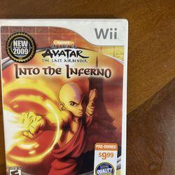 Avatar: The Last Airbender Into the Inferno (Nintendo Wii, 2008) (Read Description) (not Tested)