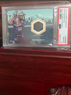 2023 Topps Update Series Mookie Betts NL All-Star Stitches Relics PSA 8
