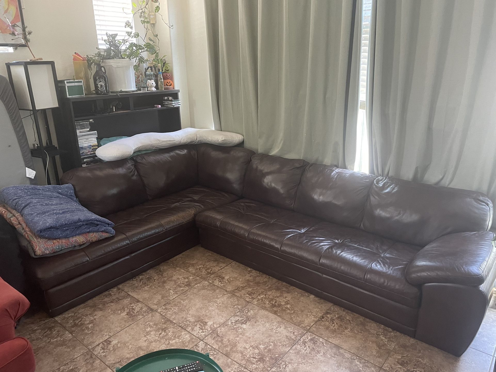 Brown Sectional Couch