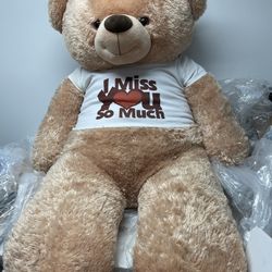 Giant Teddy Bear Plush Toy Stuffed Animal 6ft Used