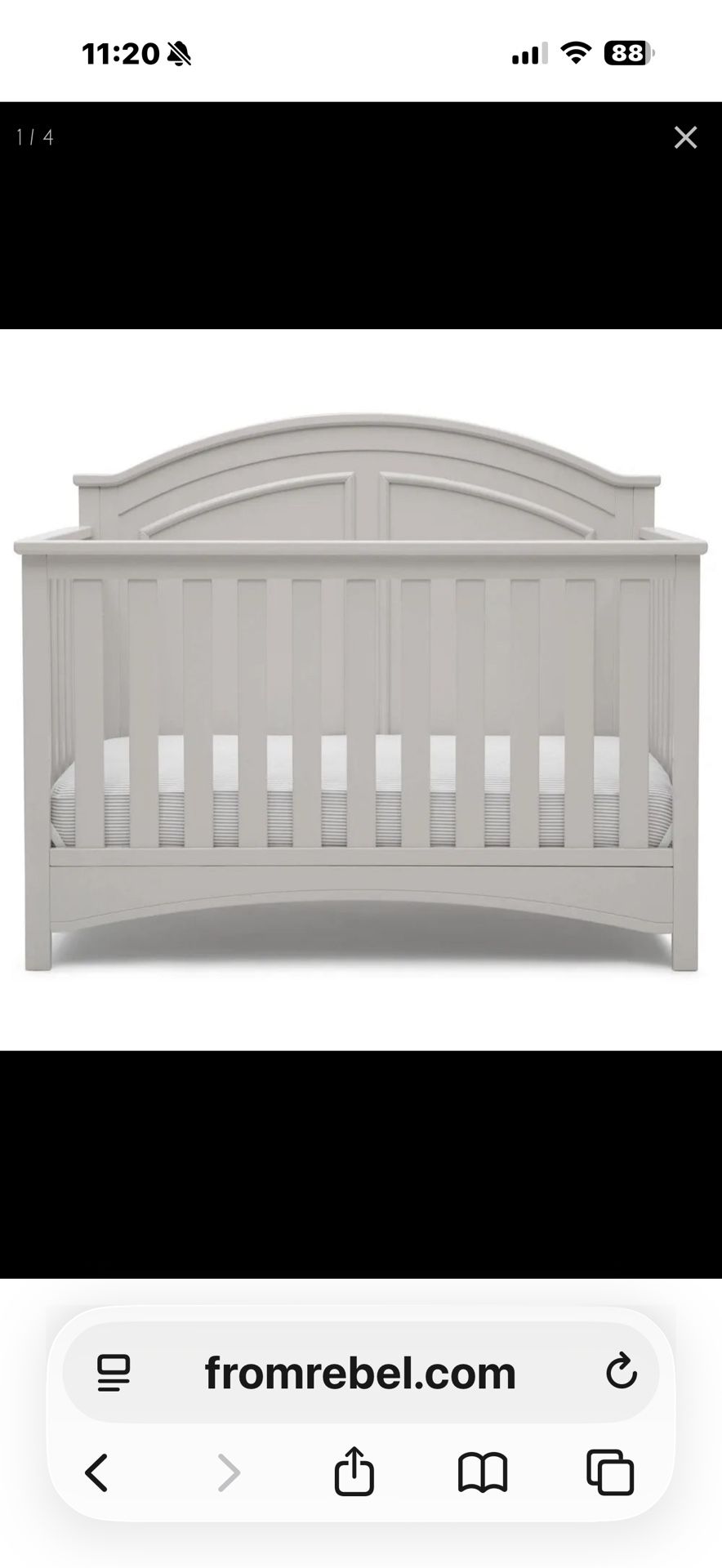 Baby Crib, Great Contiton Mattress Included