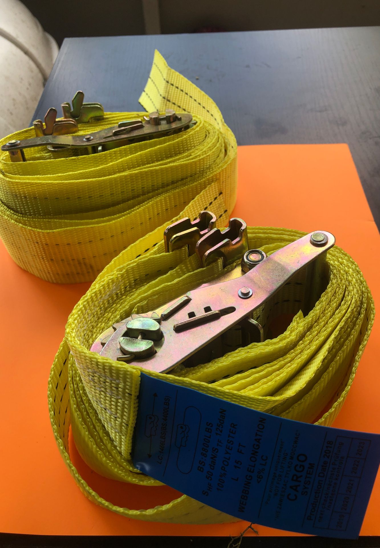 Straps used with fedex