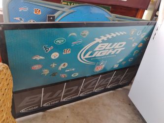 Bud Light NFL Official Beer Sponsor Sign