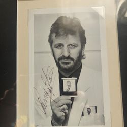 Beatles Ringo Starr Signed Photo Caizzo COA WOW