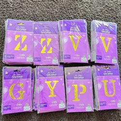 Letter Mylar Balloons 