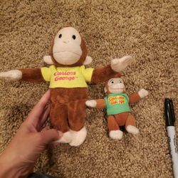 Curious George Plushies