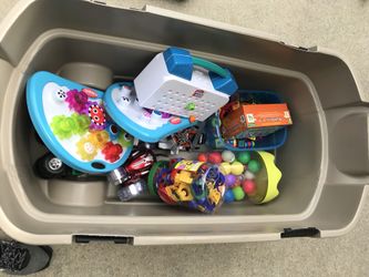 Toys - bucket of toys $30