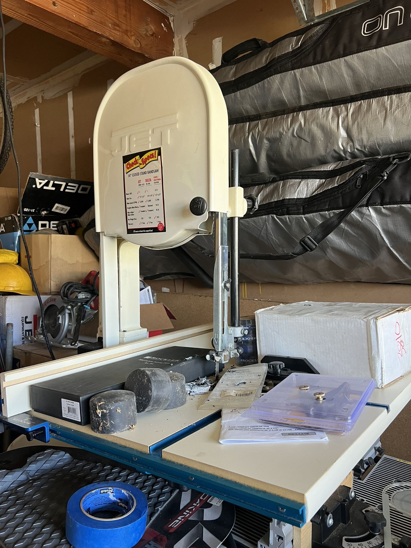 Jet Bandsaw W/ Rockler Table Fence And Accessories for Sale Huntington Beach,