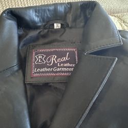 Women’s Leather Blazer