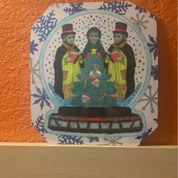 Laminated Hand Colored Picture 
