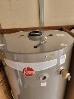 New Rheem Performance 75 Gal. Tall 6 Year 76,000 BTU Natural Gas Power Vent  Tank Water Heater - Boiler for Sale in Dallas, TX - OfferUp