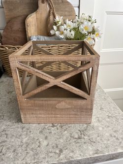 Wood decor box $10