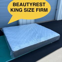 BEAUTYREST KING SIZE FIRM MATTRESS NEW 